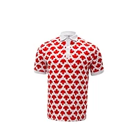 Men's White Canada Short Sleeve Polo