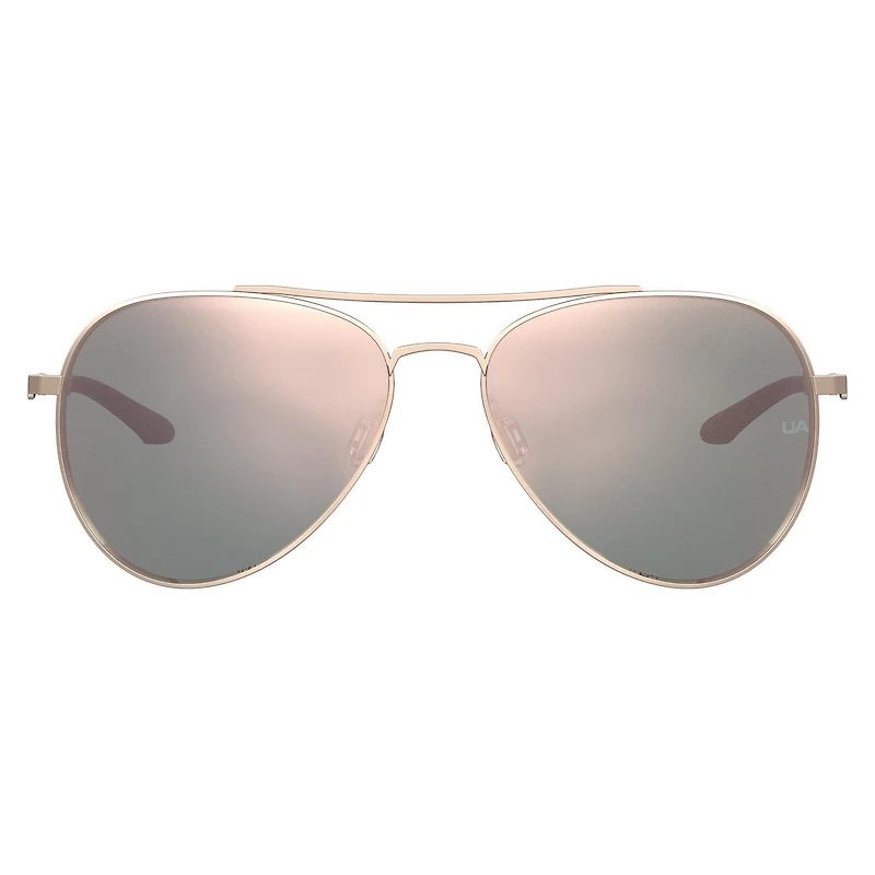 Unisex Instinct Shiny Rose Gold/Rose Gold Mirror Sunglasses