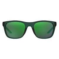 Unisex Raid Transparent Green/Grey/Green Mirror Sunglasses