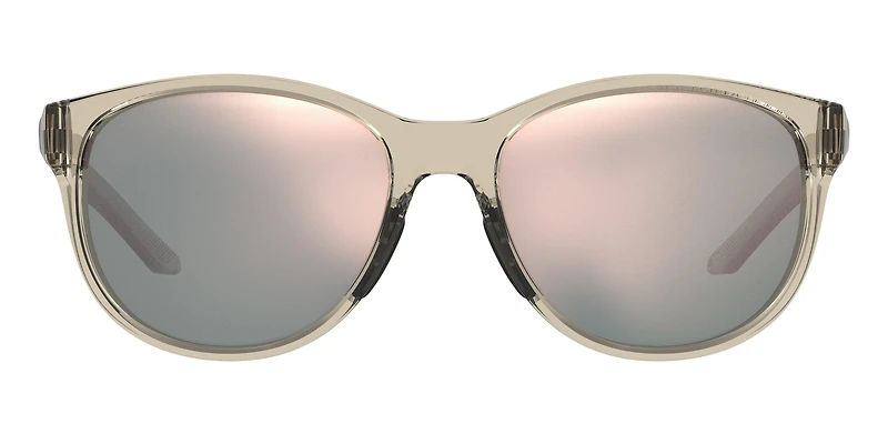 Women's Breathe Transparent Grey/Rose Gold Mirror Sunglasses