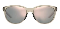 Women's Breathe Transparent Grey/Rose Gold Mirror Sunglasses