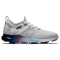 Men's HyperFlex Spiked Golf Shoe - White/Blue/Purple