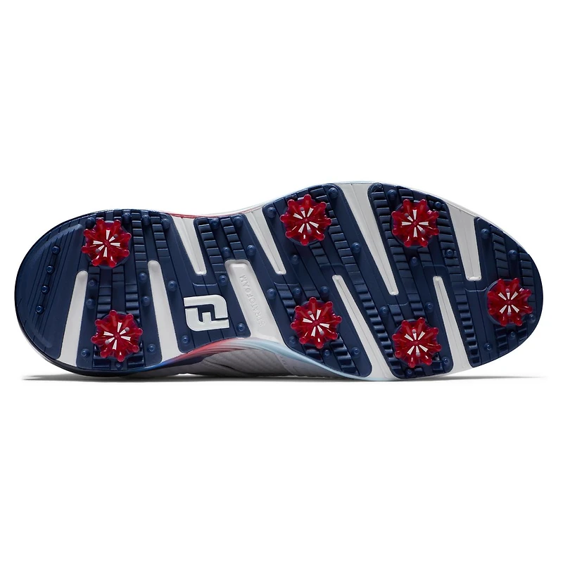 Men's HyperFlex BOA Spiked Golf Shoe - White/Blue/Purple