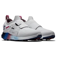 Men's HyperFlex BOA Spiked Golf Shoe - White/Blue/Purple