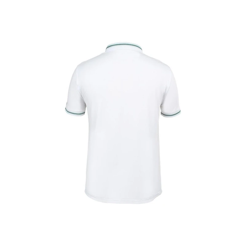 Men's Solid Striped Collar Short Sleeve Polo