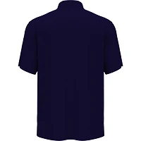 Men's Assymetric Tropical Print Short Sleeve Polo
