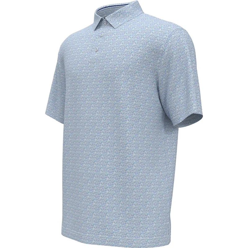 Men's Airflux Artisanal Conversational Short Sleeve Polo