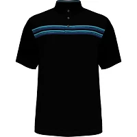 Men's Chest Stripe Short Sleeve Polo