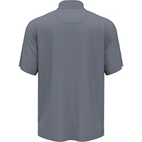 Men's Blocked Print Short Sleeve Polo