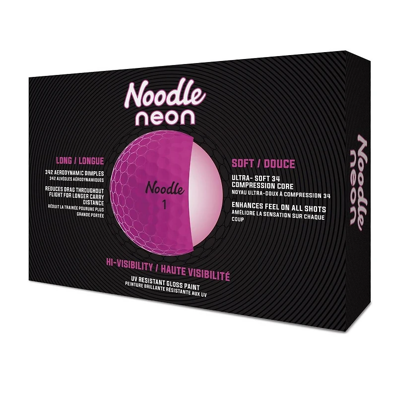 Neon Pink Golf Balls