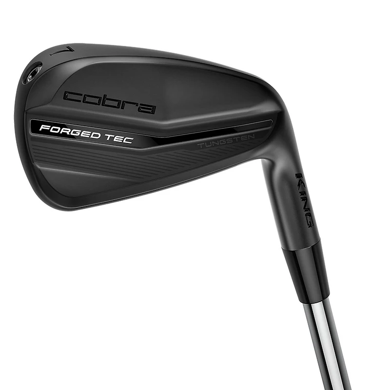 KING Forged Tec Black 4-PW Iron Set with Steel Shafts