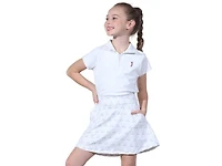 Girl's Club Printed Skort