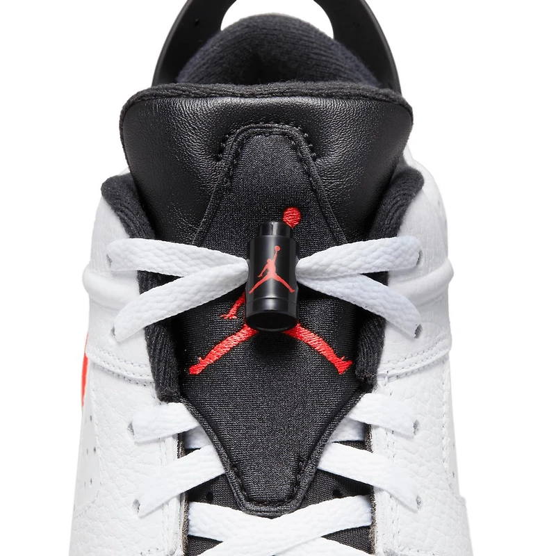 Air Jordan Retro 6 G Spiked Golf Shoe-White/Black/Red