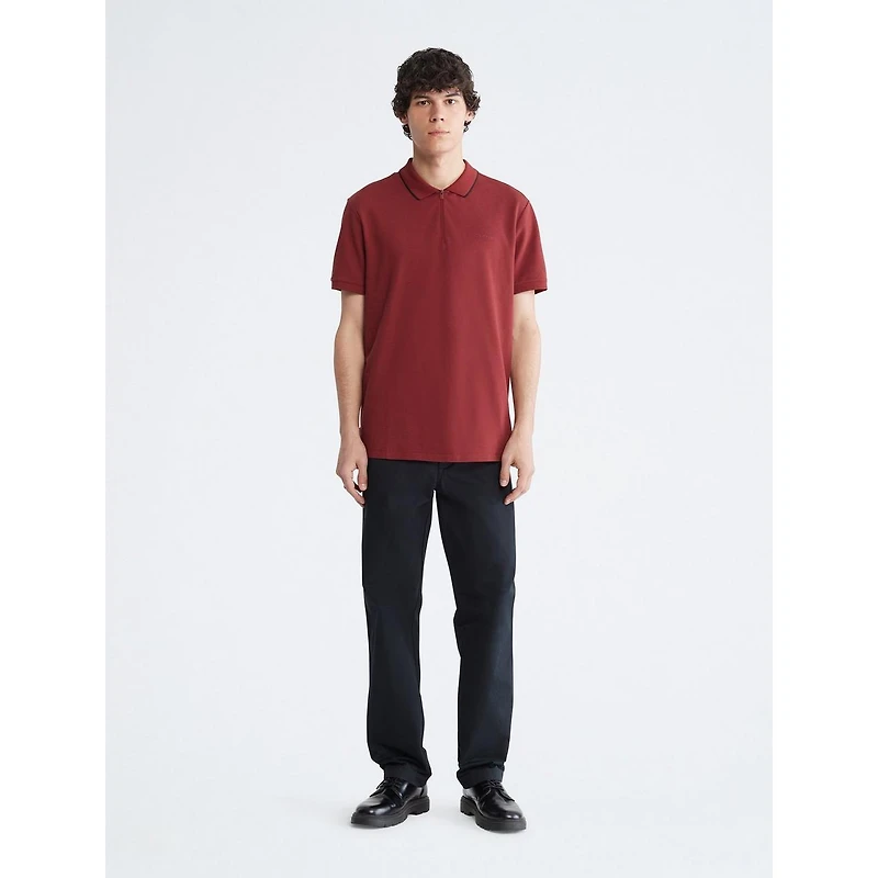 Men's Move Zip Short Sleeve Polo