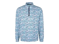 Men's Traverse Camo Print Stretch 1/4 Zip Pullover