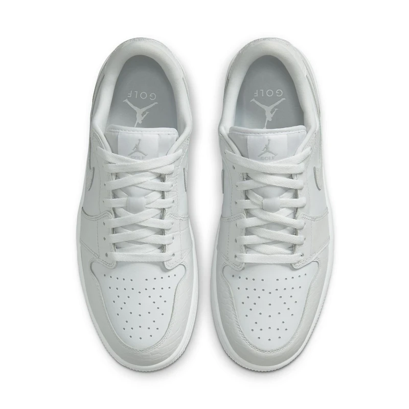 Air Jordan 1 Low G Spikeless Golf Shoe-White/White