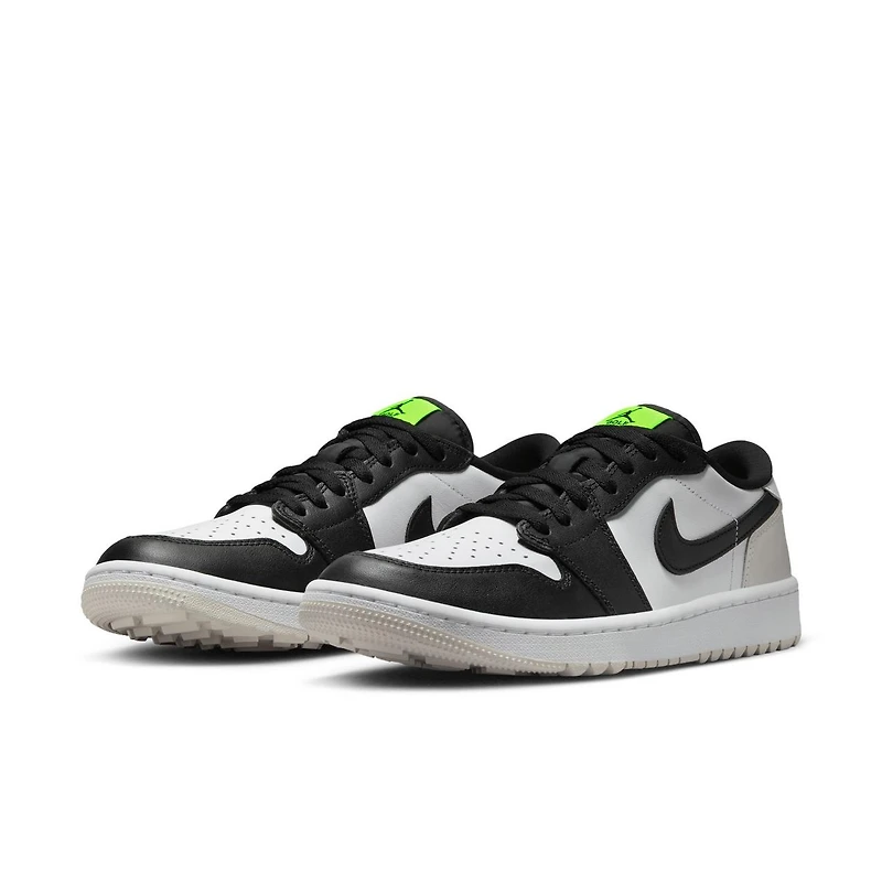 Air Jordan 1 Low G Spikeless Golf Shoe-White/Black/Green