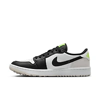 Air Jordan 1 Low G Spikeless Golf Shoe-White/Black/Green