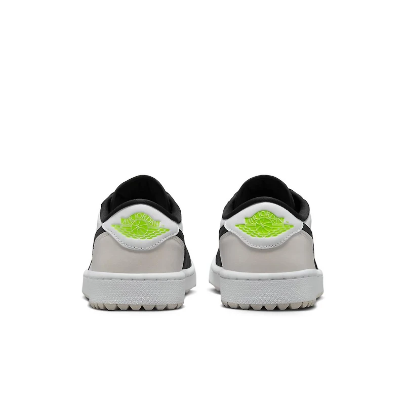 Air Jordan 1 Low G Spikeless Golf Shoe-White/Black/Green