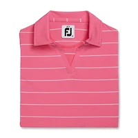 Girls' Striped Sleeveless Polo