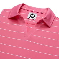 Girls' Striped Sleeveless Polo