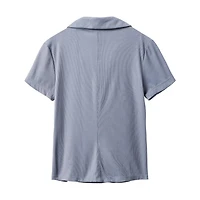 Women's Barcelona Ribbed Short Sleeve Polo