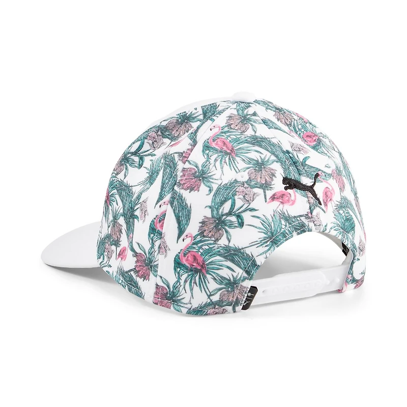 Men's Palm Tree Crew Flamingo Snapback Cap