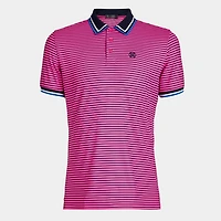 Men's Debossed Skull Short Sleeve Polo