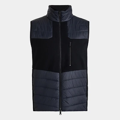 Men's Skull Plaited Full Zip Vest