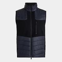 Men's Skull Plaited Full Zip Vest