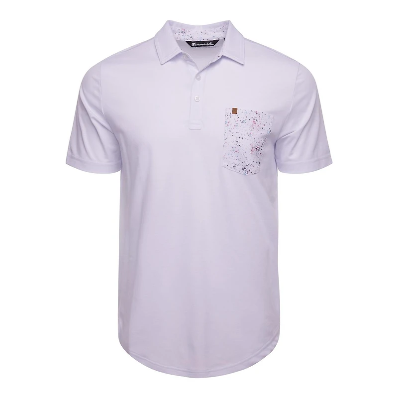 Men's Splatter Pocket Short Sleeve Polo