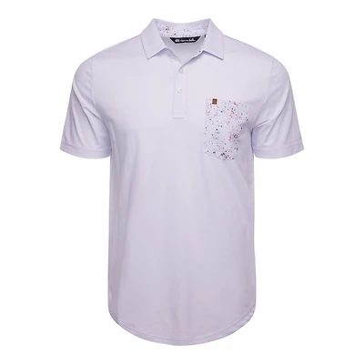 Men's Splatter Pocket Short Sleeve Polo