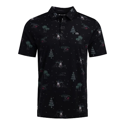 Men's California Christmas Short Sleeve Polo