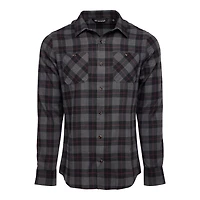 Men's Cloud Flannel Plaid Long Sleeve Shirt