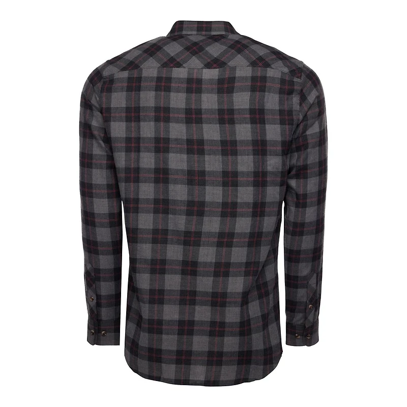 Men's Cloud Flannel Plaid Long Sleeve Shirt