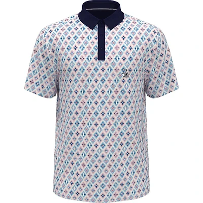 Men's Atomic Cocktail Print Short Sleeve Polo
