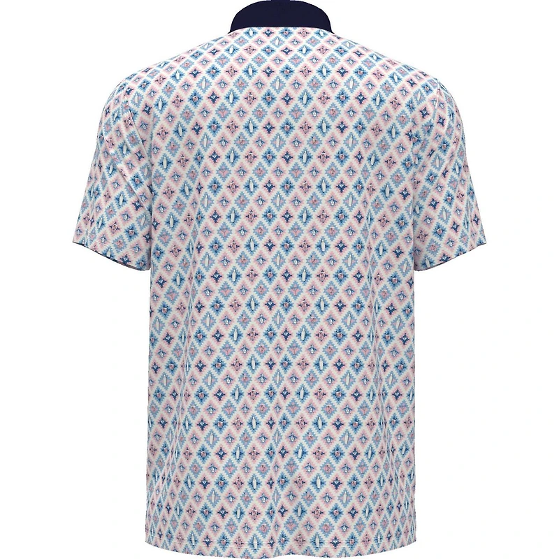 Men's Atomic Cocktail Print Short Sleeve Polo