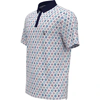 Men's Atomic Cocktail Print Short Sleeve Polo