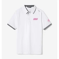 Men's Pink Whitney Script Tradition Short Sleeve Polo