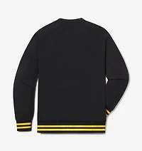 Men's Big Deal Brewing Script Crossover Crewneck Sweater