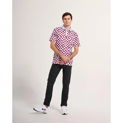Men's Check Mate Short Sleeve Polo