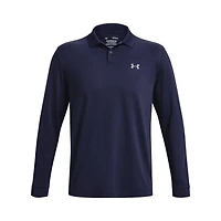 Men's Performance Solid Long Sleeve Polo