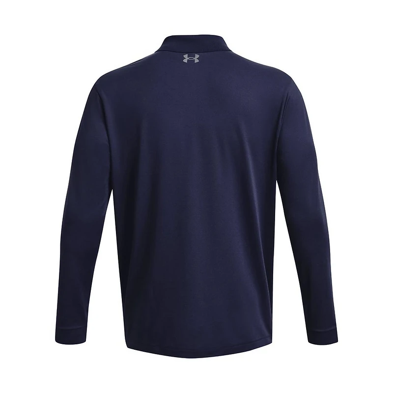 Men's Performance Solid Long Sleeve Polo