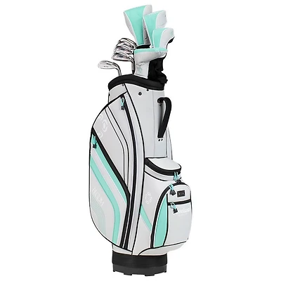 Women's Bloom 10-Piece Package Set with Graphite Shafts - Grey/Blue