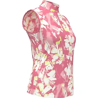 Women's Fragmented Floral Sleeveless Top