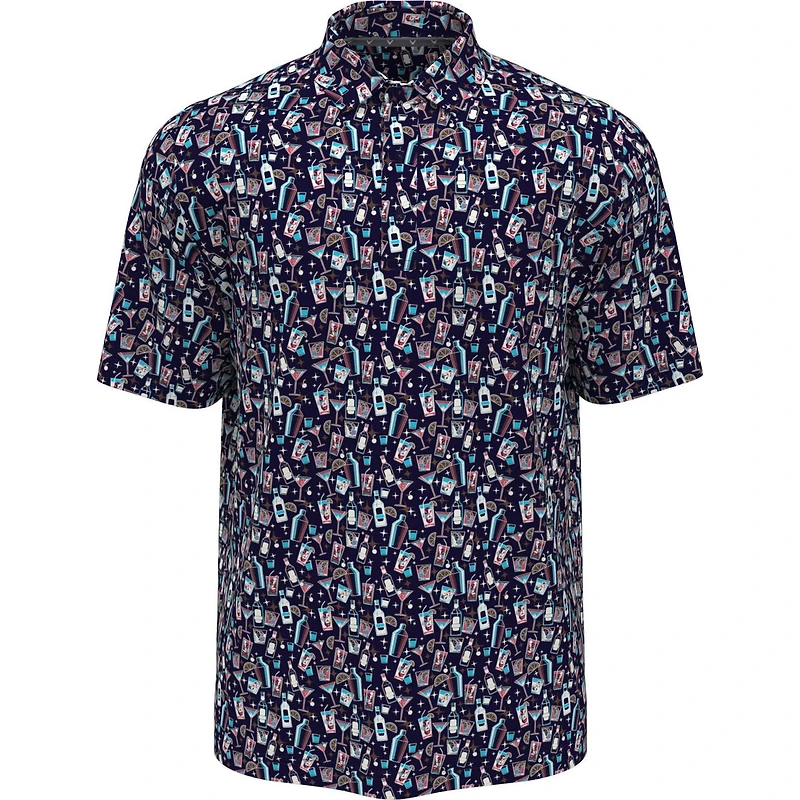 Men's 19th Hole Cocktail Short Sleeve Polo