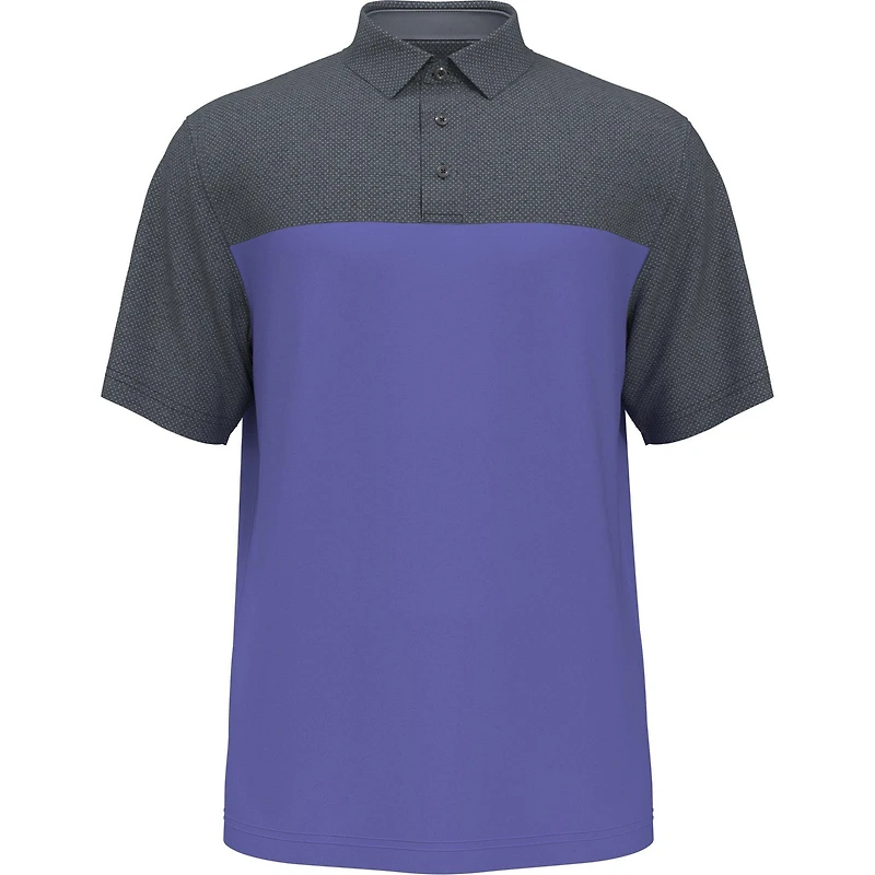 Men's Airflux Colour Block Short Sleeve Polo