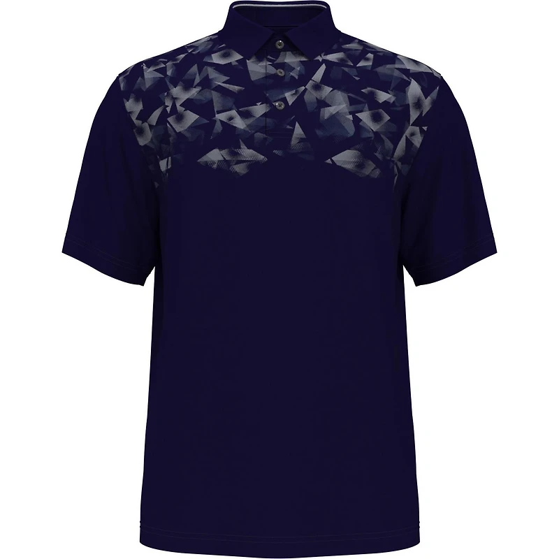 Men's Abstract Ombre Short Sleeve Polo