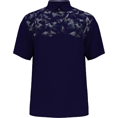 Men's Abstract Ombre Short Sleeve Polo