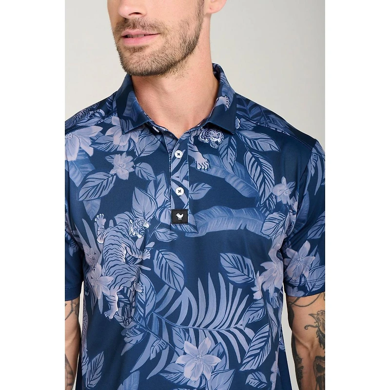 Men's Crouching Tiger Short Sleeve Polo
